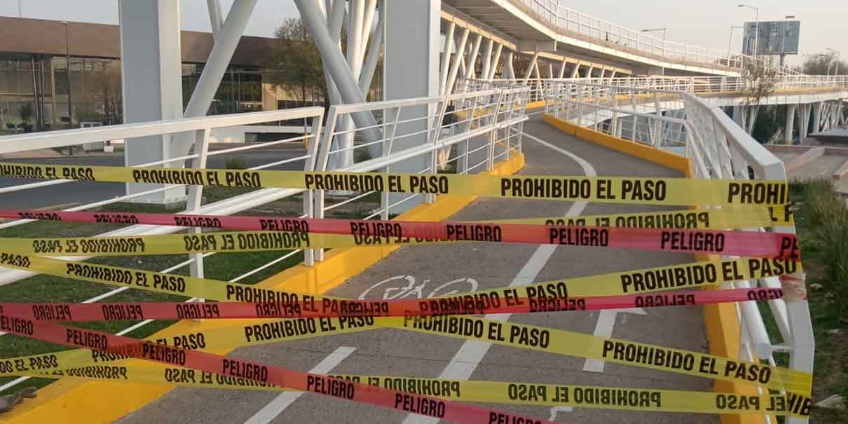 Cierran ciclopista Hermanos Serdán por mantenimiento