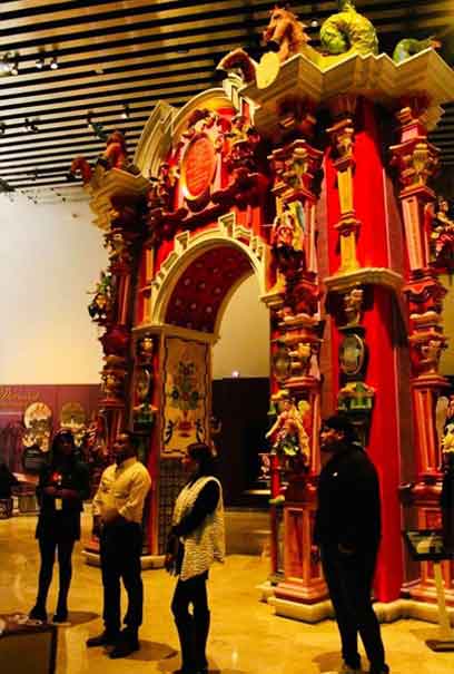 Con piezas de artesanales de palma, Tepeojuma se hace presente en el Museo Barroco