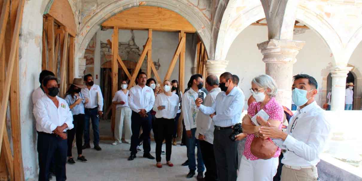 Concluyen trabajos de restauración del Ex Convento de Huaquechula