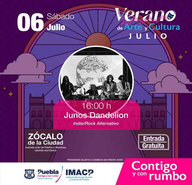 Disfruta de los conciertos este fin de semana en Puebla capital