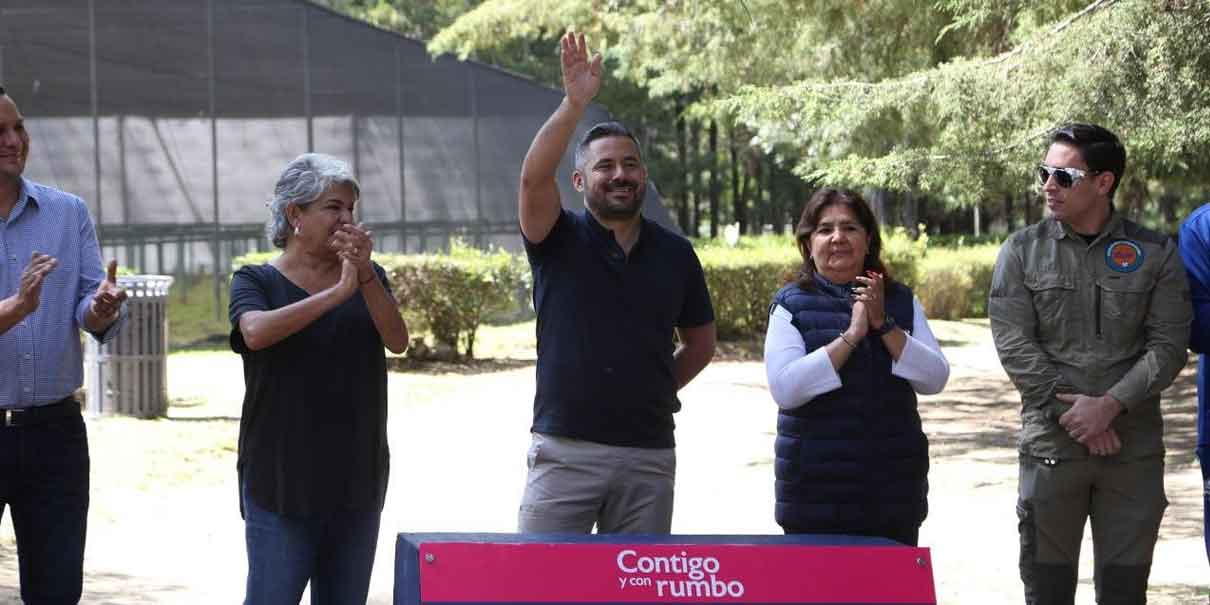 Entrega Ayuntamiento de Puebla segunda etapa del parque del Ajolote