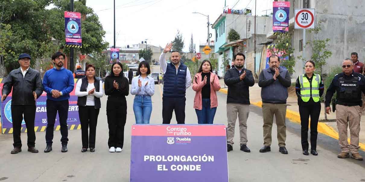 Entregan obra de la prolongación del Conde en Xochimehuacán