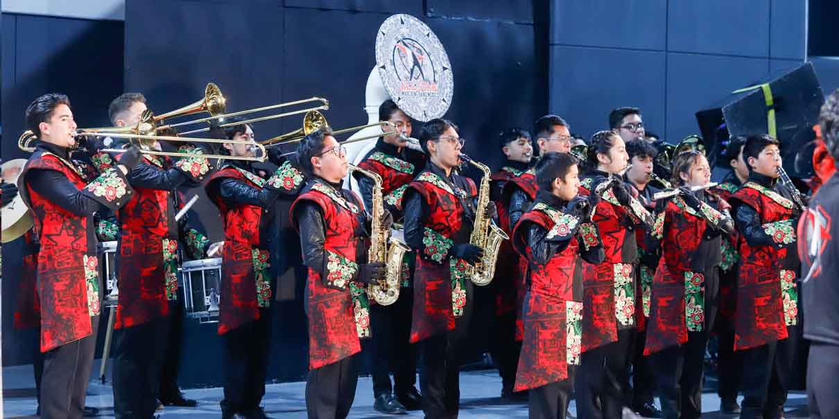 Gobierno de Armenta abandera a jóvenes de ‘All Star Marching Band’, representarán a Puebla