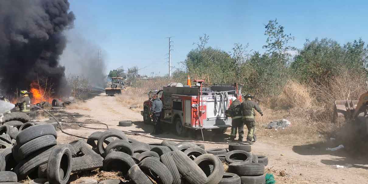 Incendio de llantería