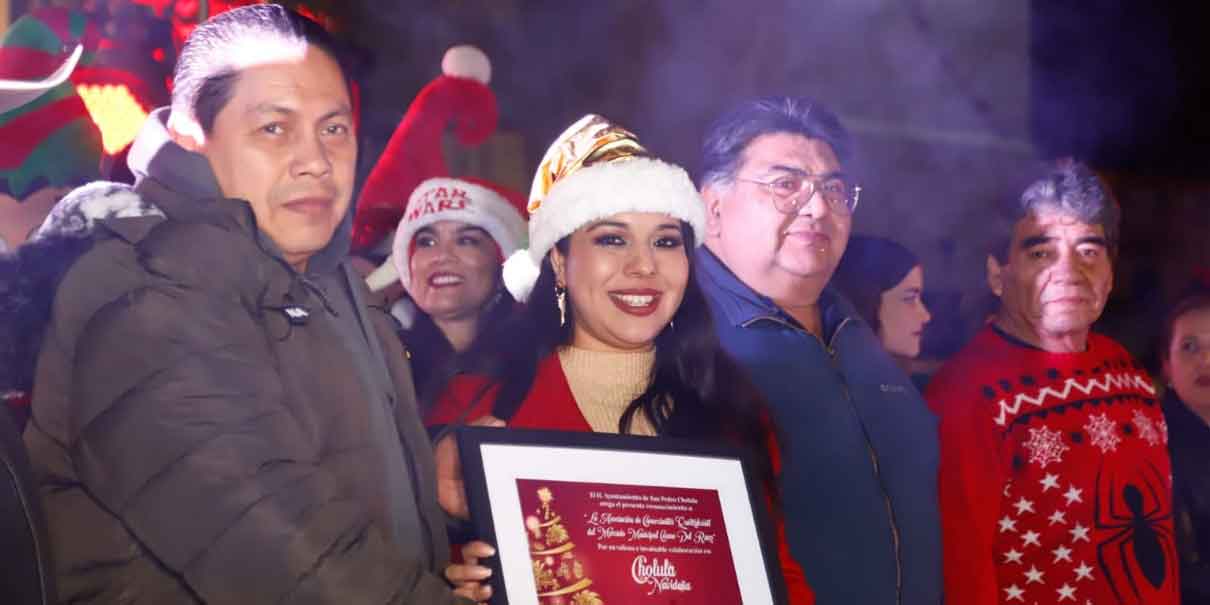 La magia de las fiestas decembrinas a llegó a San Pedro Cholula