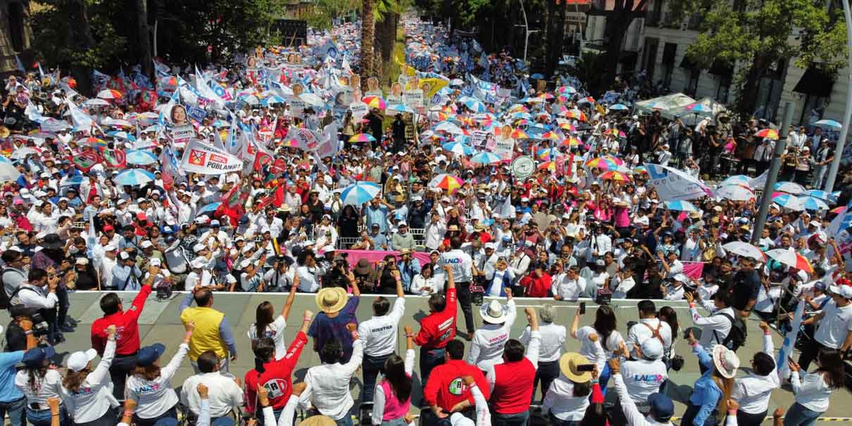 Lalo Rivera cerró campaña ante más de 38 mil simpatizantes