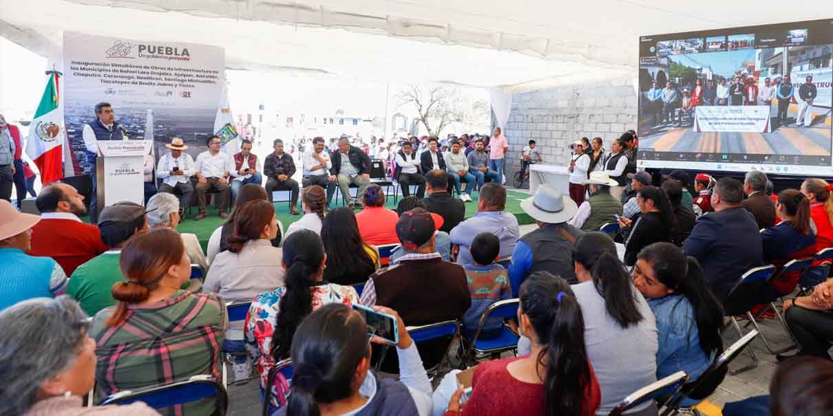 Municipios poblanos recibieron 21 mmdp en obras en dos años