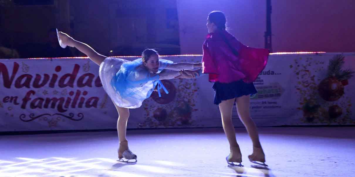 "Patinarte", gran espectáculo sobre hielo que disfrutaron las familias de Cuautlancingo