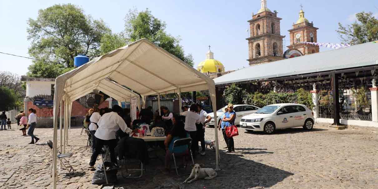 SMDIF Puebla promueve servicios de atención integral en comunidades indígenas del municipio