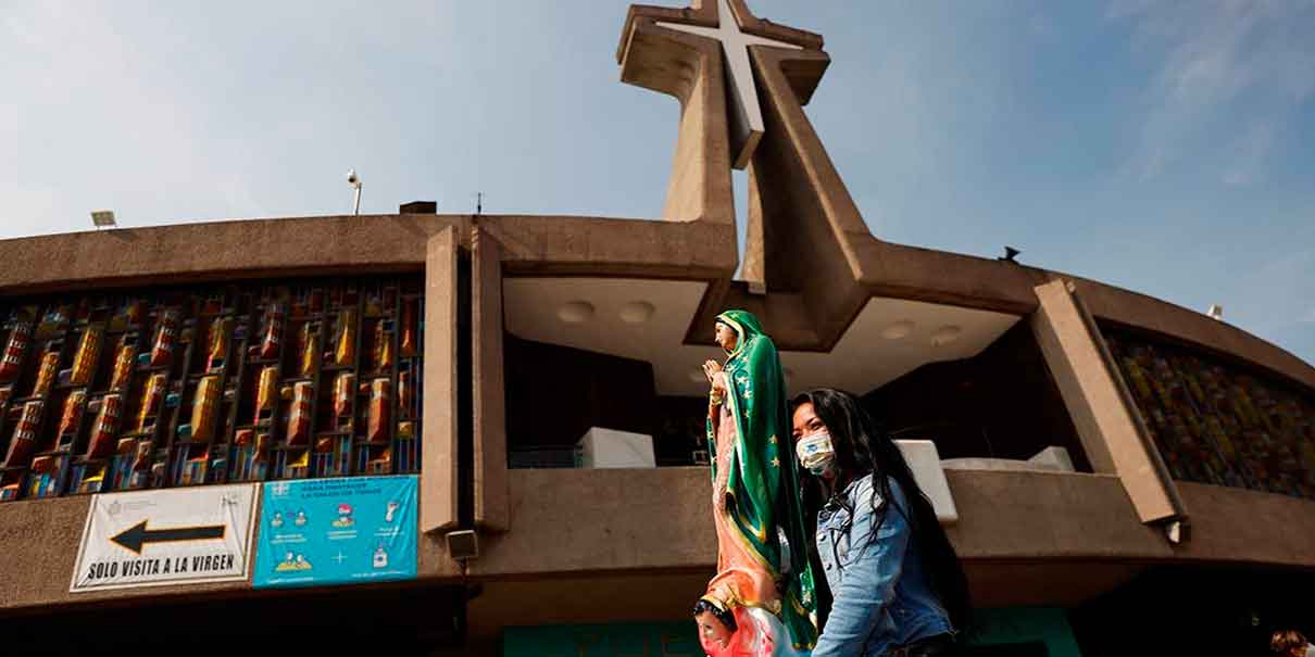Vuelven las peregrinaciones a la Basílica de Guadalupe con creyentes vacunados contra el Covid