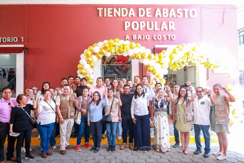 Ariadna Ayala Camarillo destacó que la Tienda de Abasto Popular y la Farmacia Municipal de Atlixco han beneficiado a más de 20 mil familias