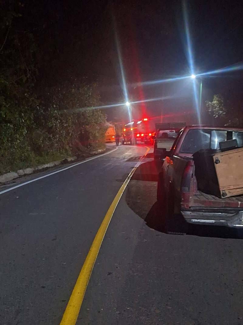 Tiran tres cuerpos sobre la carretera Interserrana; víctimas podrían ser de Zacatlán