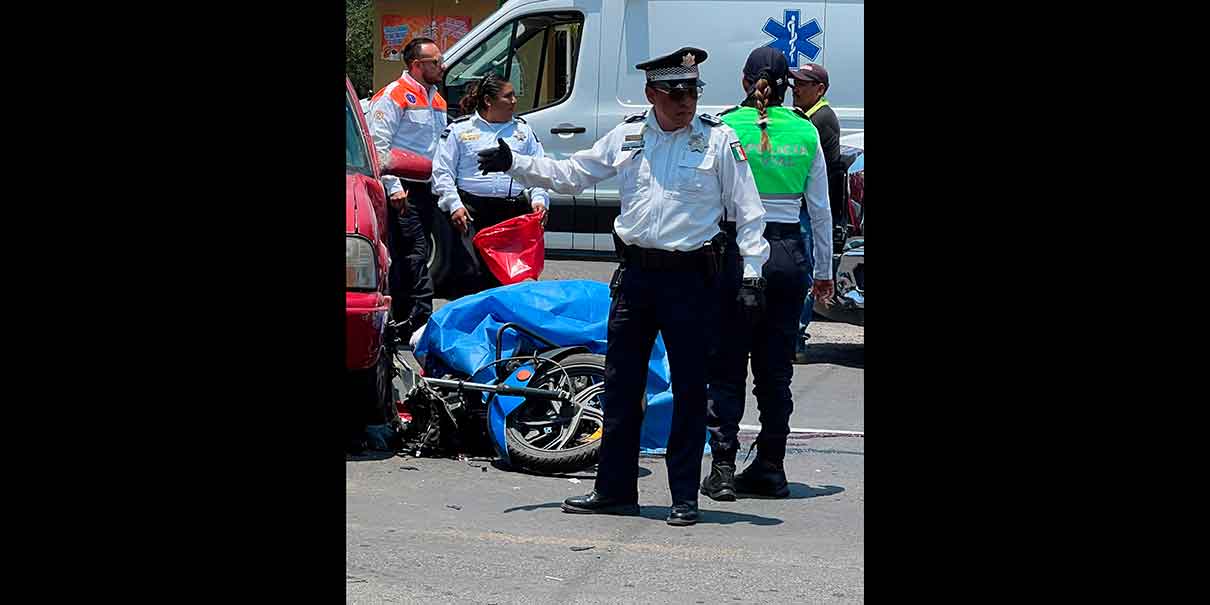Accidente de motociclista