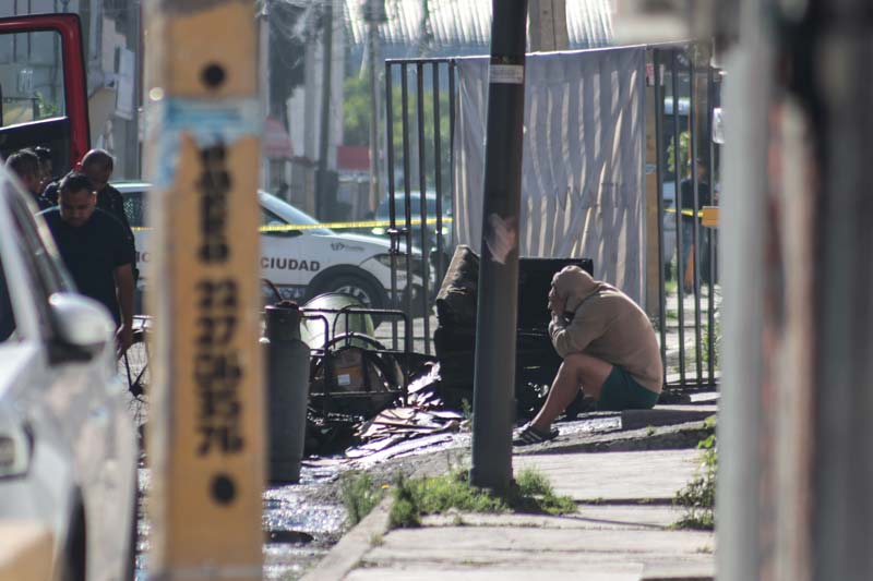 Murió quemado un abue atrapado durante un incendio en Amalucan