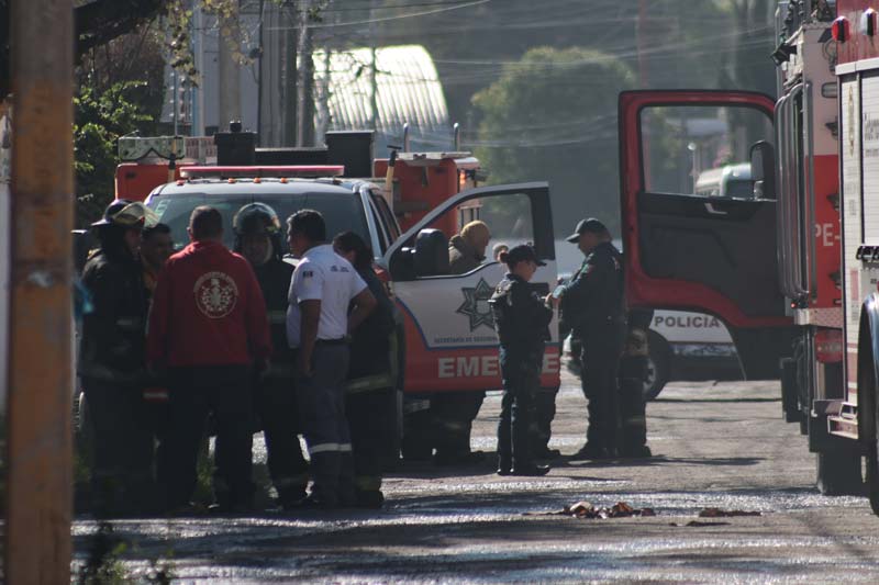 Murió quemado un abue atrapado durante un incendio en Amalucan