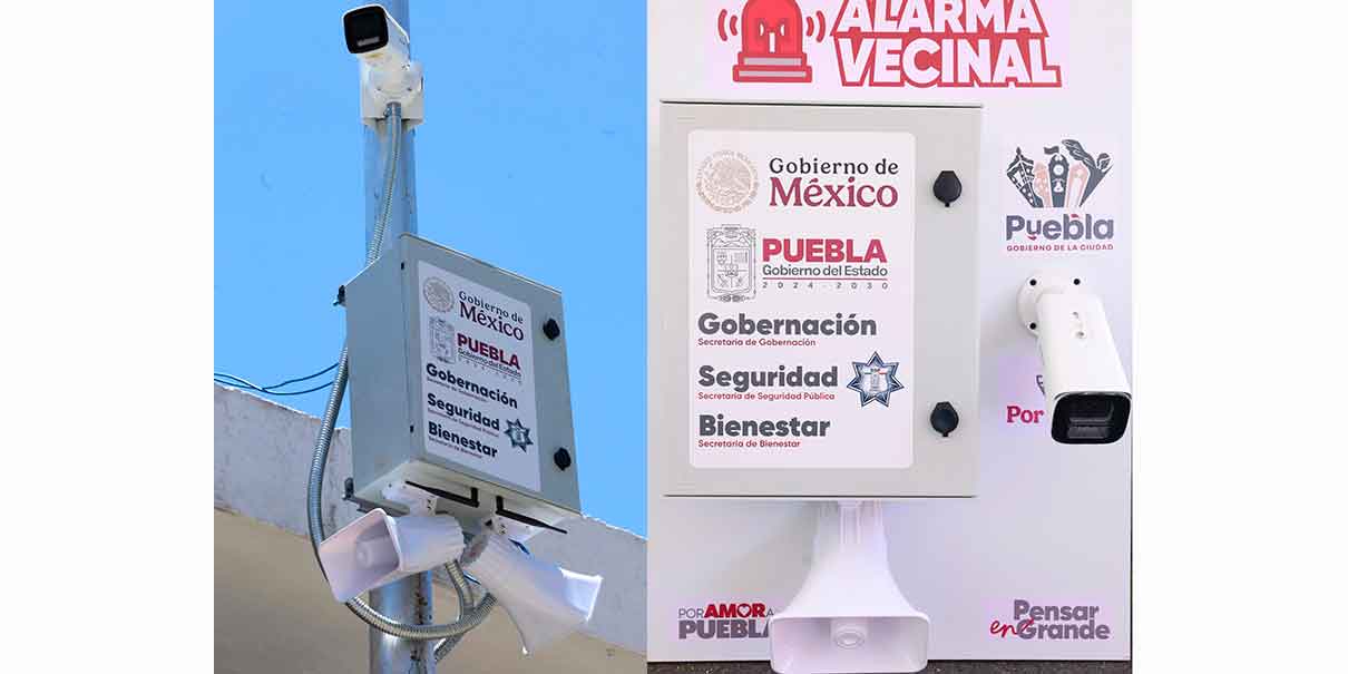 Entregan alarmas vecinales 