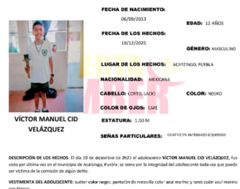 Alerta Amber sigue vigente por menor que acusa agresiones en Acatzingo2.jpg