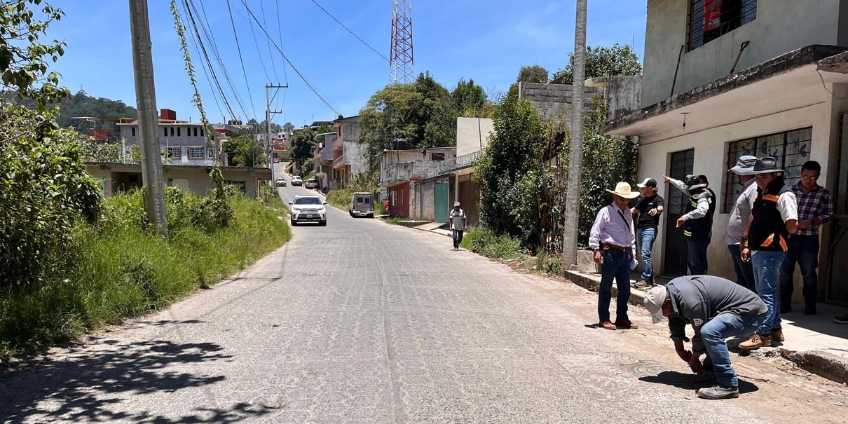 Renovarán infraestructura sanitaria en 14 calles de Huauchinango