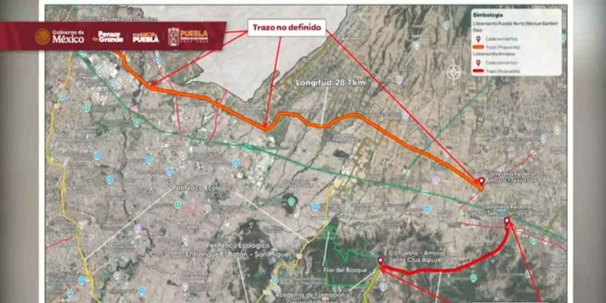 Anuncian el Periférico 5 de Mayo; tendrá 28.7 km, ya hay trazo y trayectos