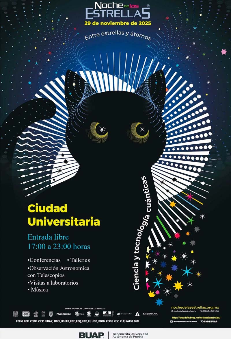 HOY, La Noche de las Estrellas 2025 en la BUAP