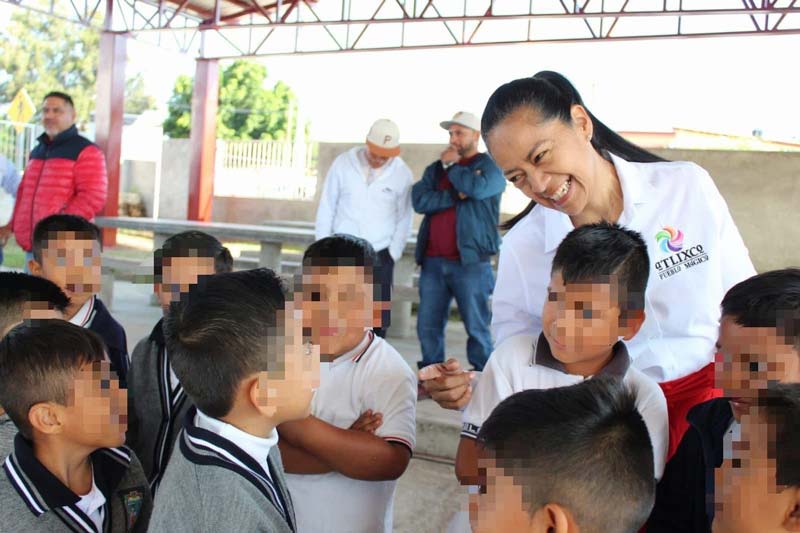 Primaria de Atlixco estrenó techado de usos múltiples