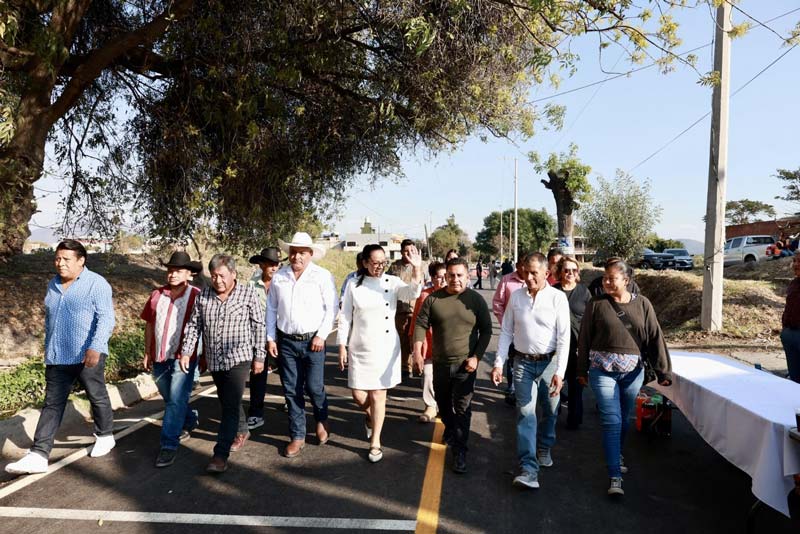 Rehabilitación del camino a Nexatengo, Atlixco, mejoró movilidad de habitantes
