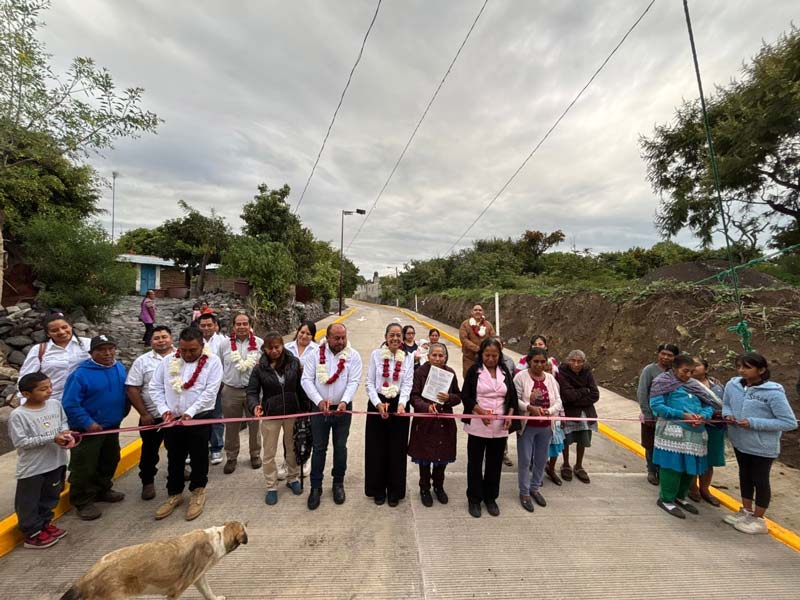 Obra fortaleció la movilidad y seguridad en Coyula, Atlixco