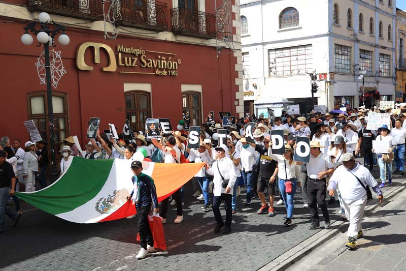 Armenta denuncia presunto plan del PAN para provocar caos en marcha y culpar al gobierno