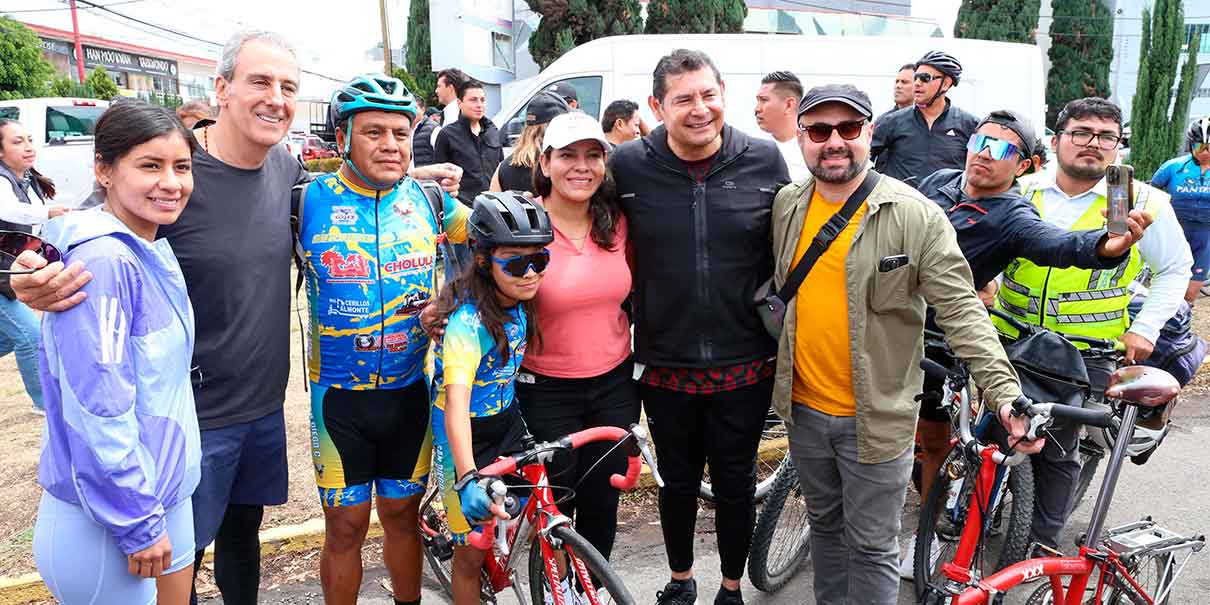 Alejandro Armenta en bici