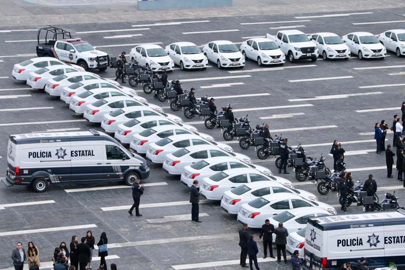 Puebla fortalece seguridad: helicópteros, patrullas y motos para combatir la corrupción