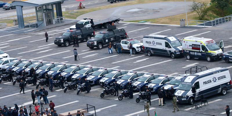Puebla fortalece seguridad: helicópteros, patrullas y motos para combatir la corrupción
