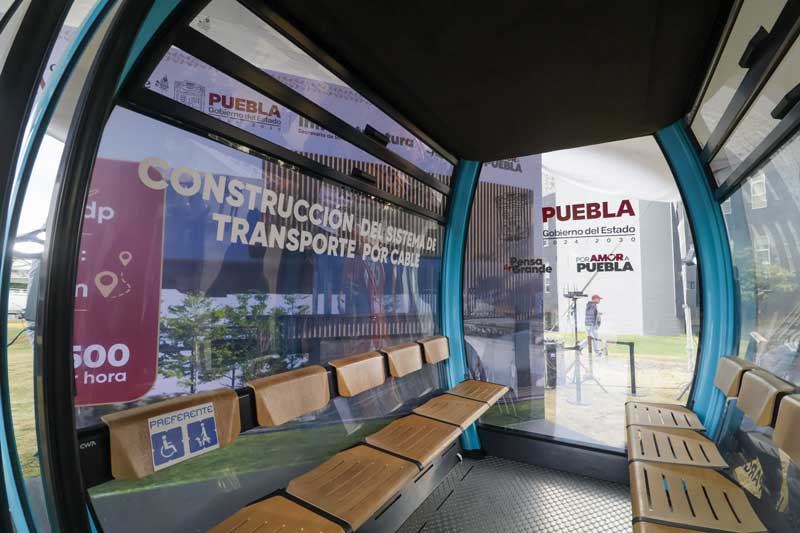 Armenta inició la construcción de Cablebús en Puebla; se invertirán 6 mil 752 mdp
