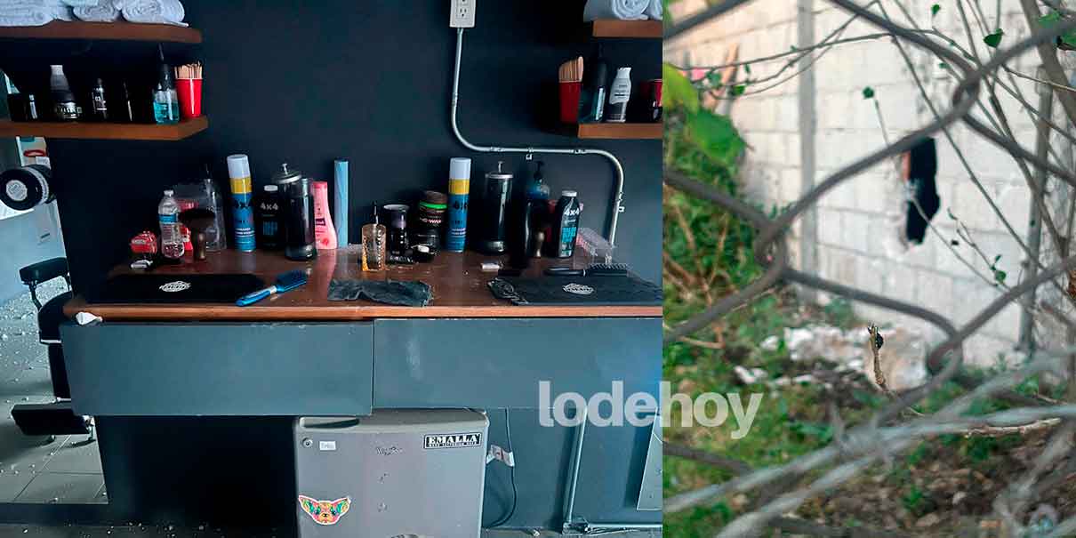Robo en barbería
