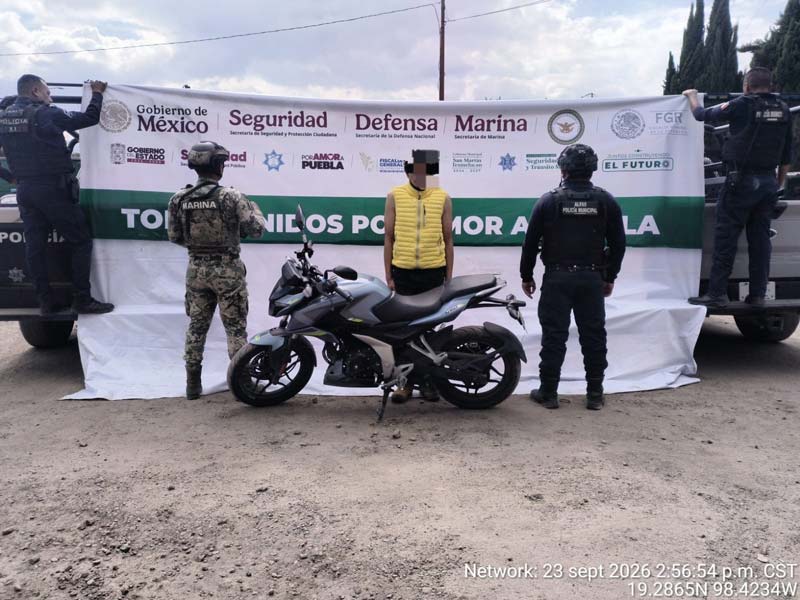 Los detenidos.