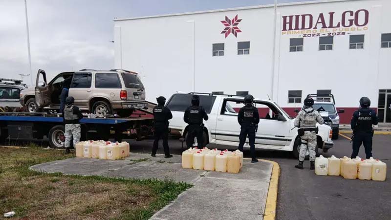 Así fue la balacera entre policías y huachicoleros en Acaxochitlán