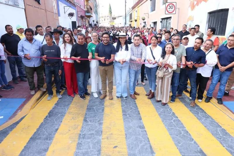 Atlixco estrena vialidad donde se descubrieron restos arqueológicos en plena obra