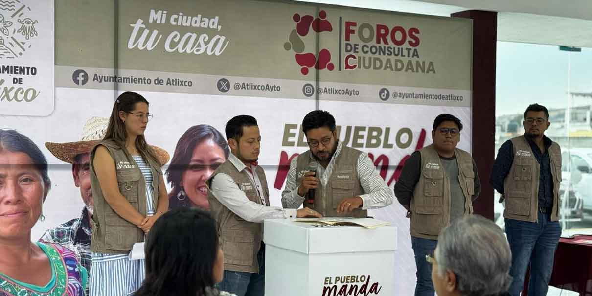 Atlixco impulsa su desarrollo con foros de participación ciudadana