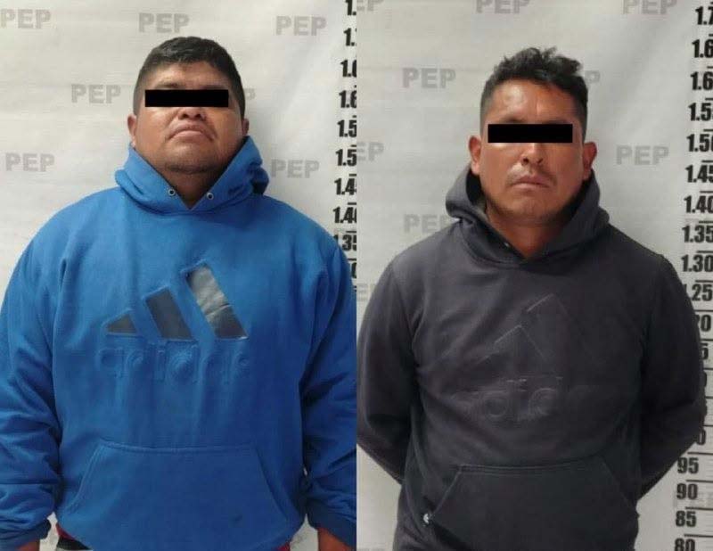 Los detenidos.