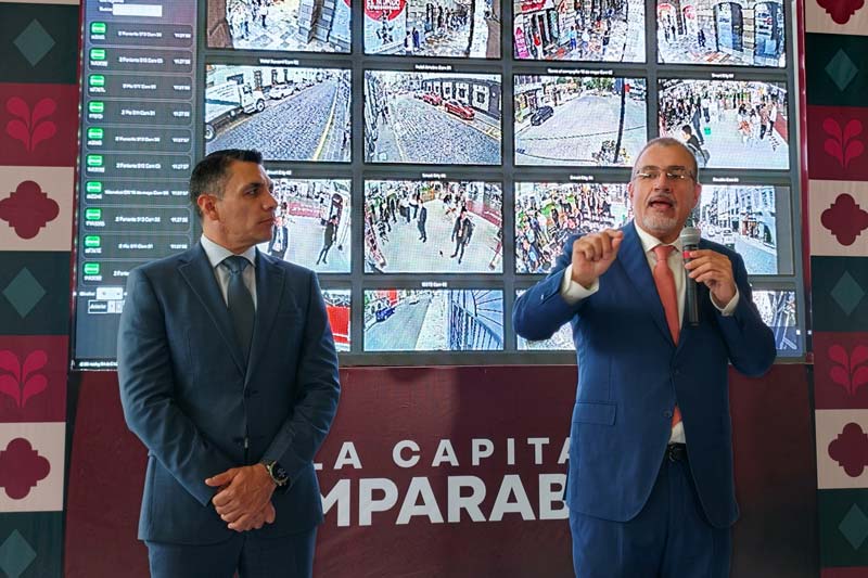 Se consolida el plan de seguridad con IA en la capital poblana