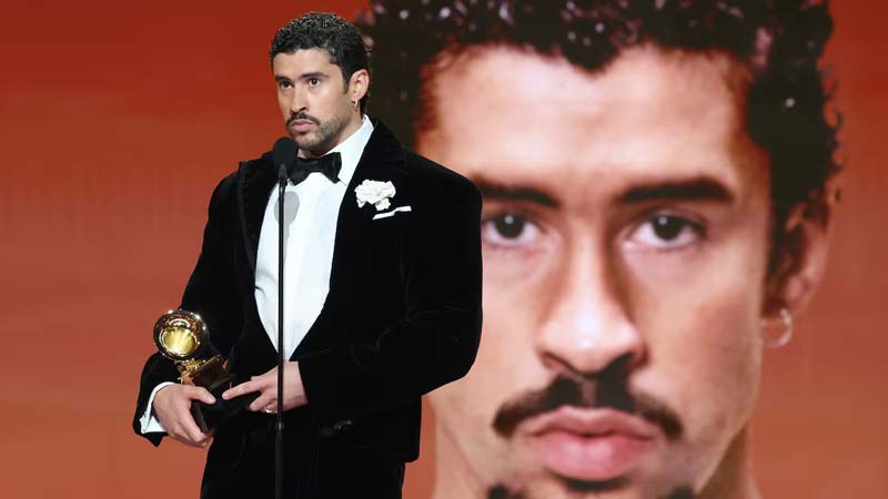 Bad Bunny conquista el Grammy y defiende a migrantes: “No somos animales, somos humanos”