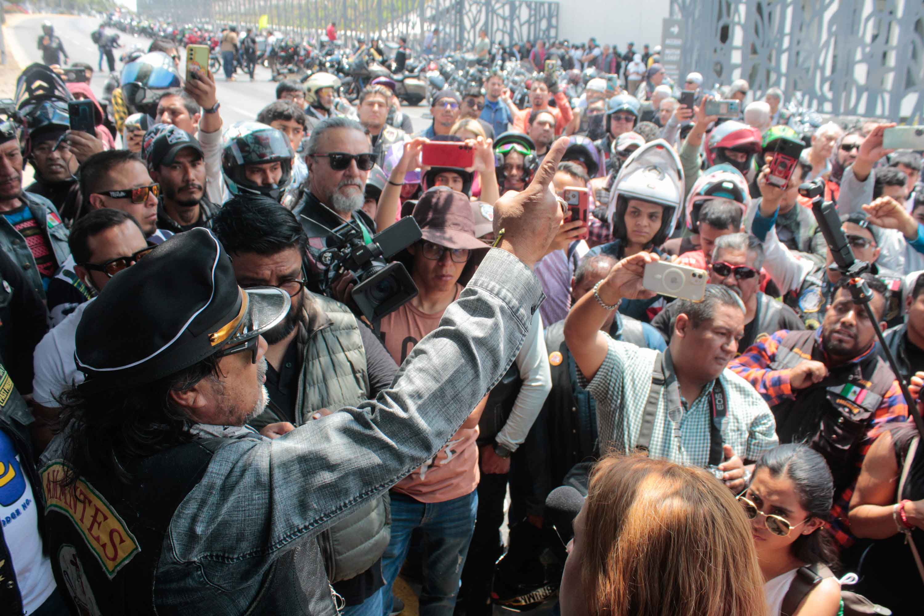Motociclistas se rebelan contra nueva Ley de Movilidad en Puebla