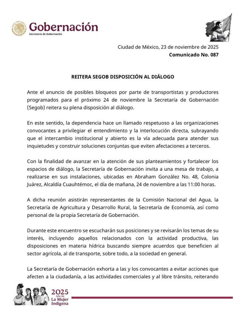 Bloqueos anunciados por transportistas no afectan la autopista México-Puebla