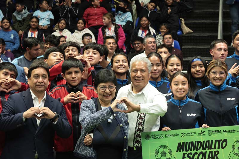 2,500 estudiantes de todos los niveles se enfrentan en el Mundialito Escolar 2026 de la BUAP