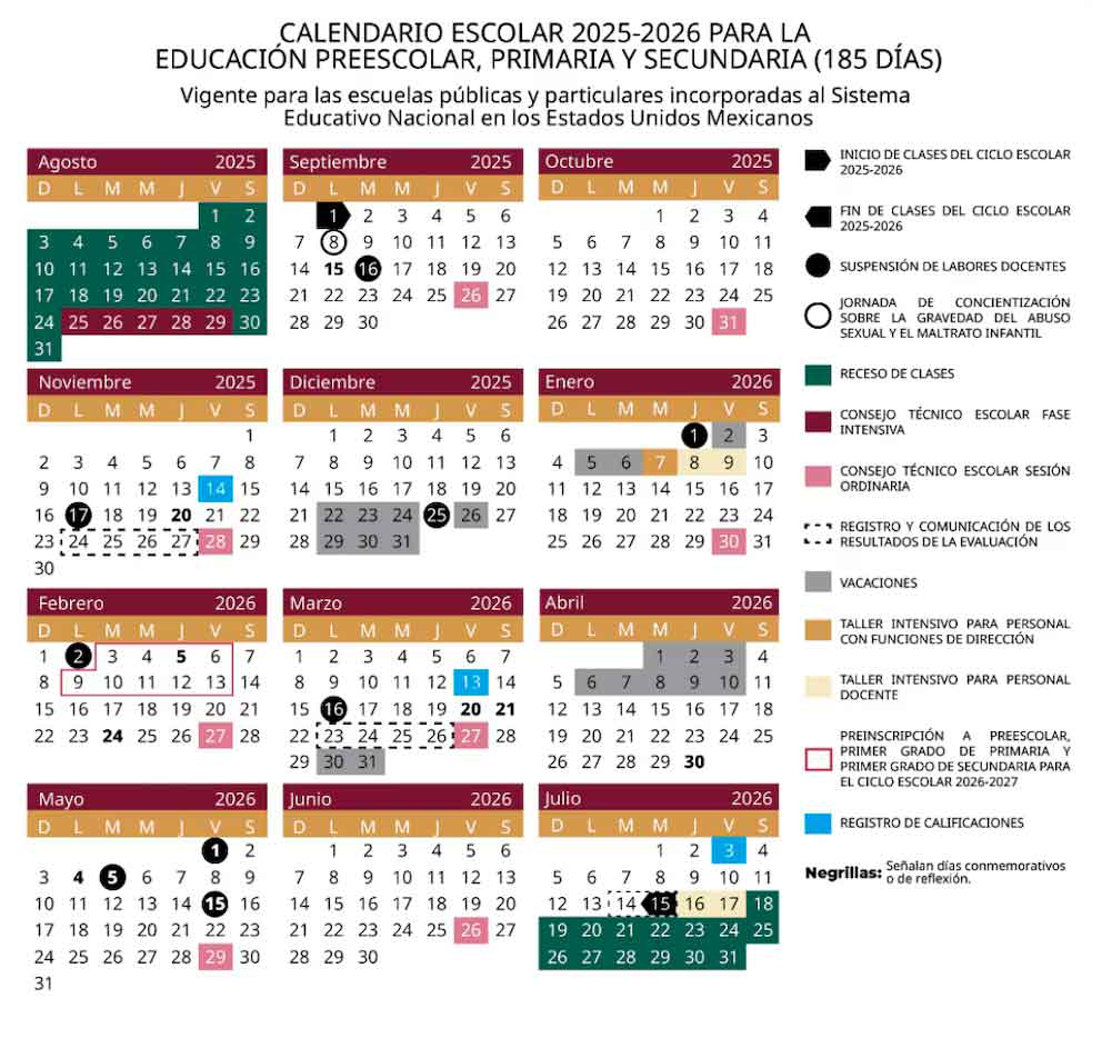 Calendario Escolar