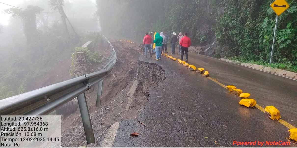Deslave carretera
