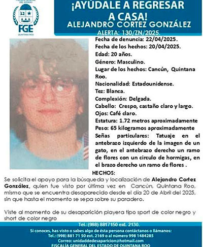 Hallan cuerpo del turista que murió como héroe en Playa Chac Mool, Cancún