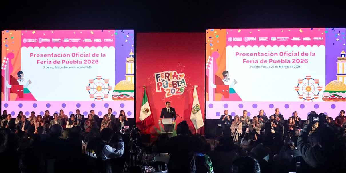 Feria de Puebla 2026: Alejandro Armenta presenta cartel oficial del Teatro del Pueblo
