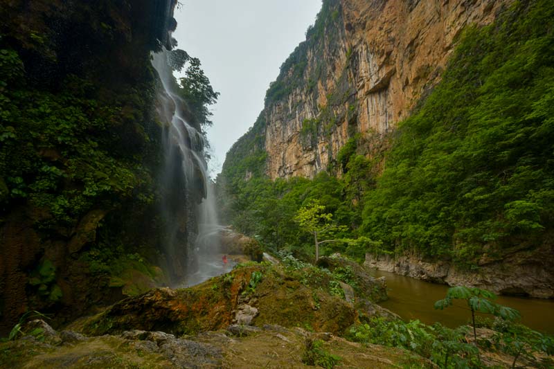 Cascada El Aguacero Chiapas: el lugar secreto donde la naturaleza creó una lluvia eterna entre selva y cañones