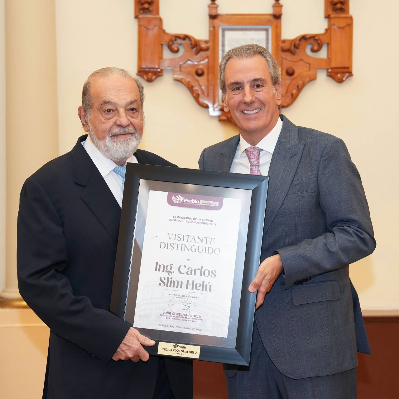 Carlos Slim, Visitante Distinguido