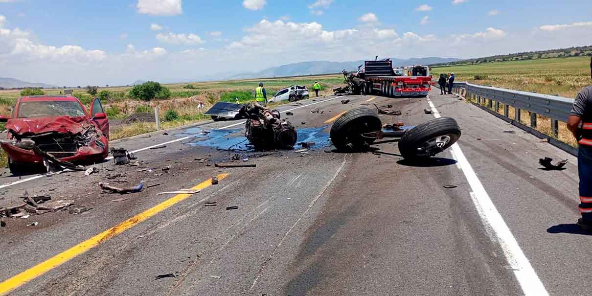 Accidente en la autopista Cuacnopalan-Oaxaca